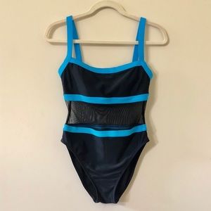 La Blanca by Rod Beattie one piece mesh swimsuit